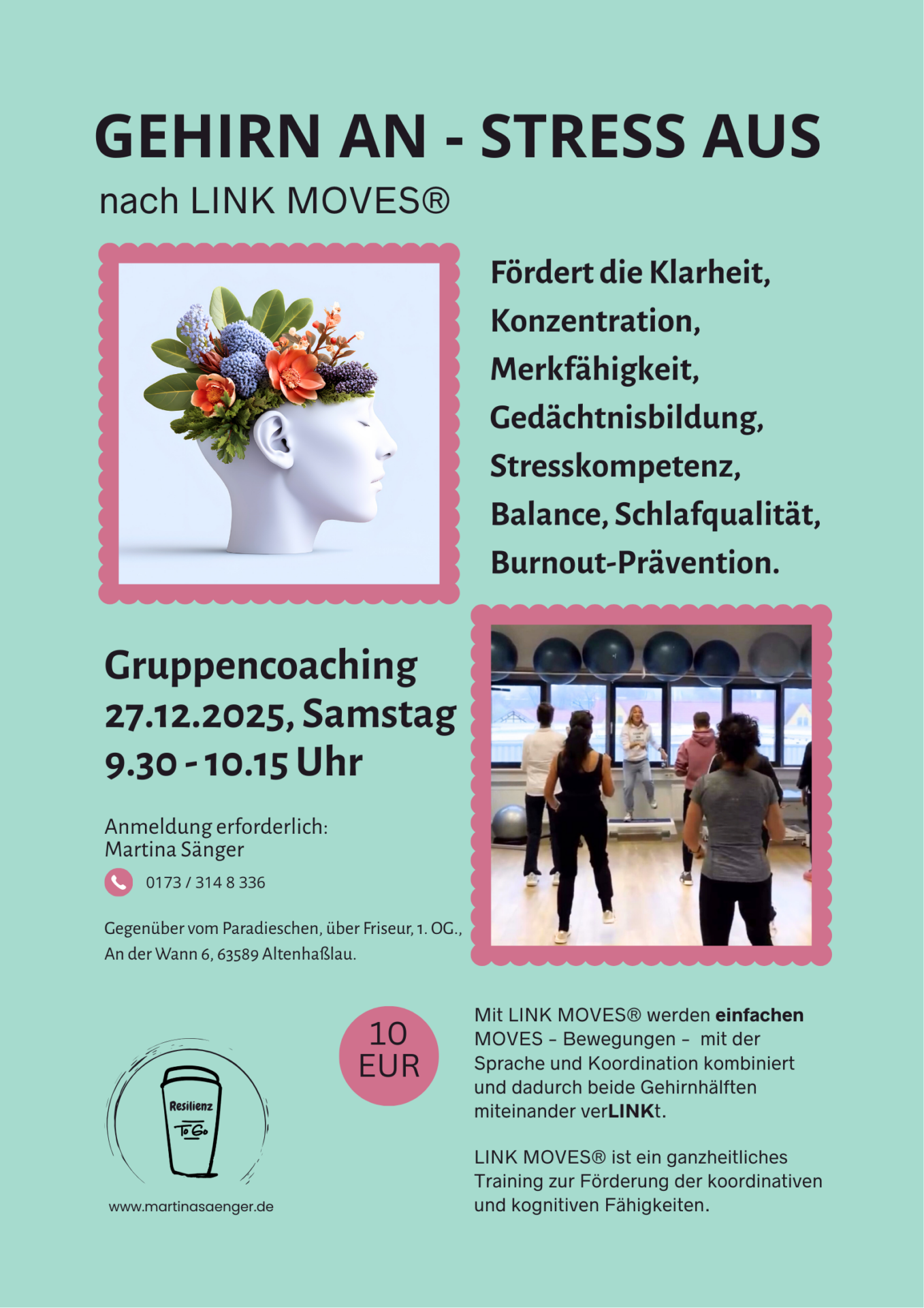 Gehirntraining LINK MOVES Martina Saenger