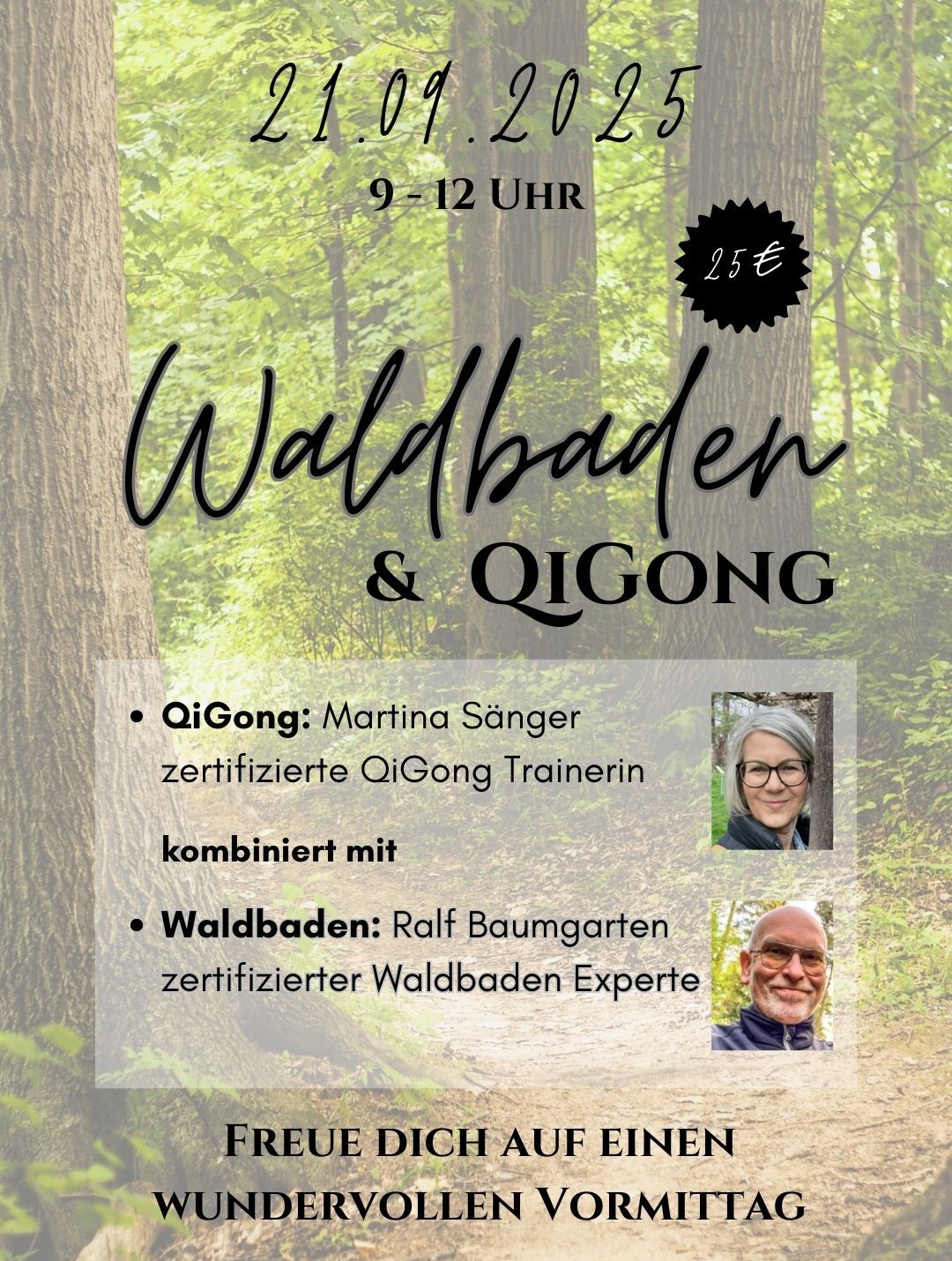 Martina Saenger QiGong trifft Waldbaden